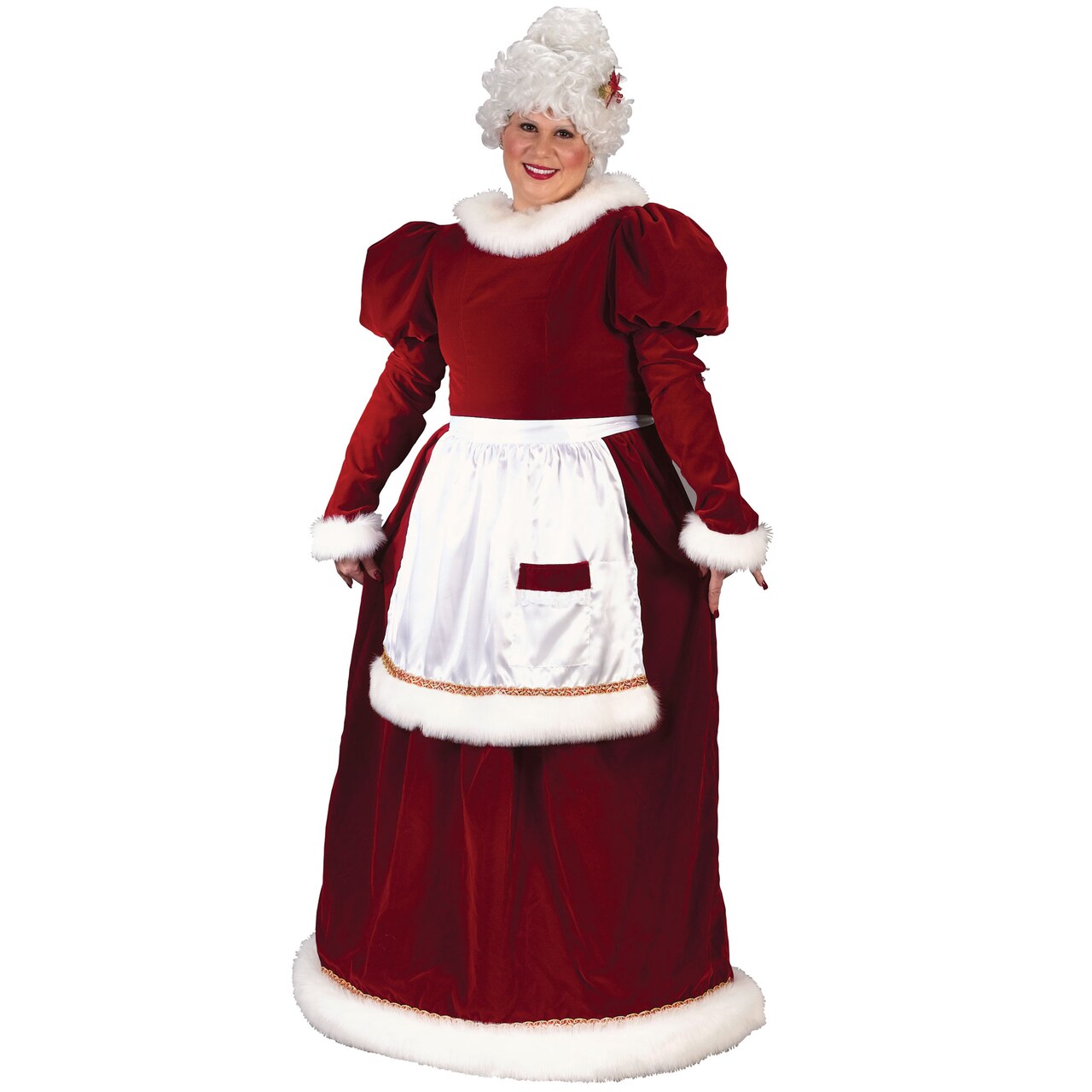 Fun World Red and White Mrs. Santa Claus Women Adult Christmas